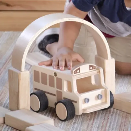 Guidecraft Wooden School Bus image {2}