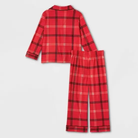Toddler Plaid Matching Family Pajama Set - Wondershop&trade; Red image {2}