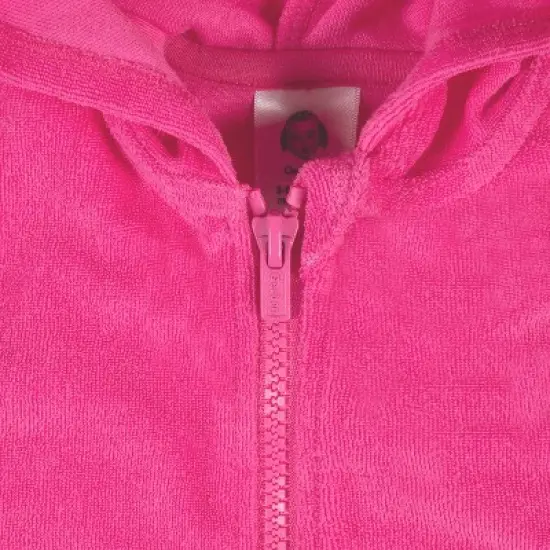 Gerber Baby and Toddler Girls' Swim Zipper Hoodie Terry Coverup image {1}