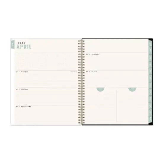 Blue Sky Brook Gossen Planner 8.5"x11" Weekly/Monthly Wirebound (15 Month) Happy Daisies Undated image {4}