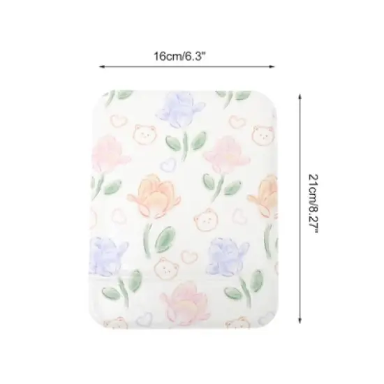 Unique Bargains Women Convenient Makeup Mirror for Travel Multicolor 1 Pc image {1}