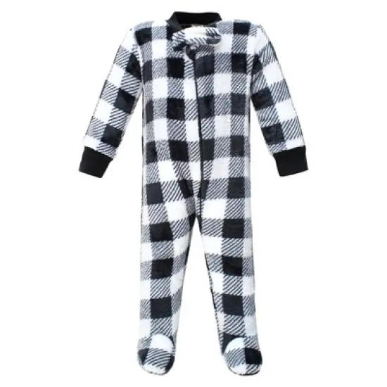 Hudson Baby Infant Boy Plush Sleep and Play, Winter Bear image {3}