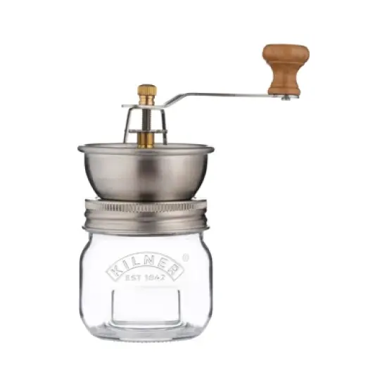 Kilner Seasoning Grinder, Refillable Glass Spice Mill with Stainless Steel Grinder image {5}