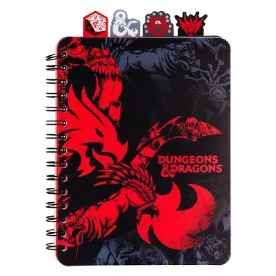 Inkology, LLC Dungeons & Dragons Monsters 4-Tab Spiral Notebook With 160 Dotted Sheets image {9}