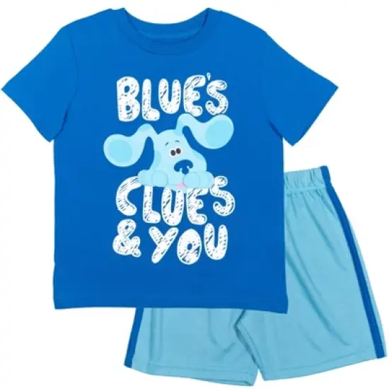 Blue's Clues & You! T-Shirt Mesh Shorts Set Royal Blue  image {8}
