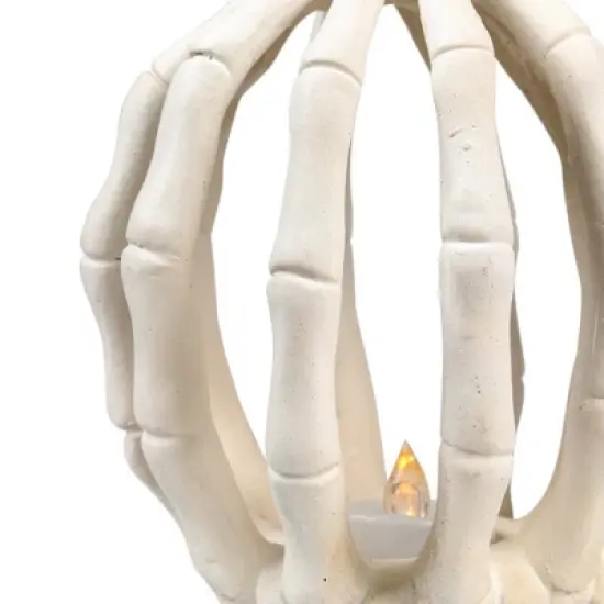 Northlight LED Lighted Skeleton Pumpkin Halloween Decoration - 6.25" image {7}