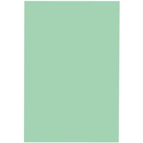 School Smart Folding Bristol Board, 12 x 18 Inches, Green, Pack of 100 image {6}