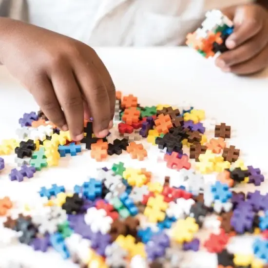 Plus-Plus 240 Piece Basic Color Tube Set & Baseplate Duo - Building STEM Toy image {2}