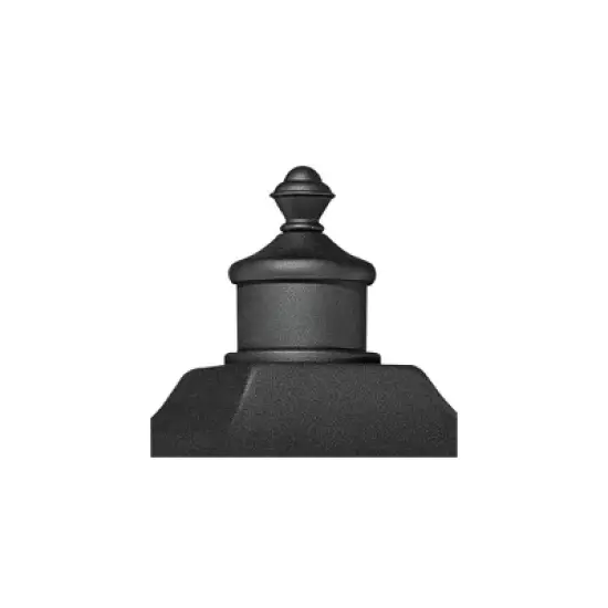 John Timberland Moray Bay Rustic Mission Outdoor Post Light Black 17" Clear Seedy Glass for Exterior Barn Deck House Porch Yard Patio Home Outside image {5}