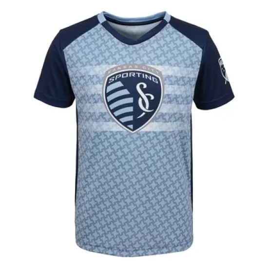 MLS Sporting Kansas City Boys' Sublimated Poly Soccer Jersey image {1}