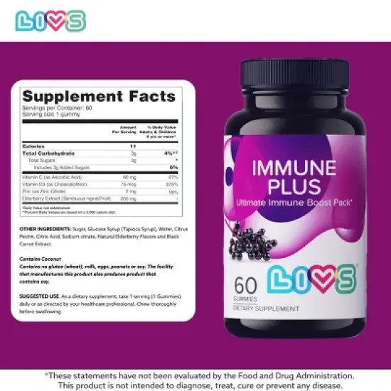 LIVS Gummies Immune Plus image {4}