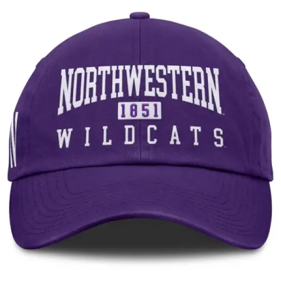 NCAA Northwestern Wildcats Relaxed Fit Adjustable Hat image {1}