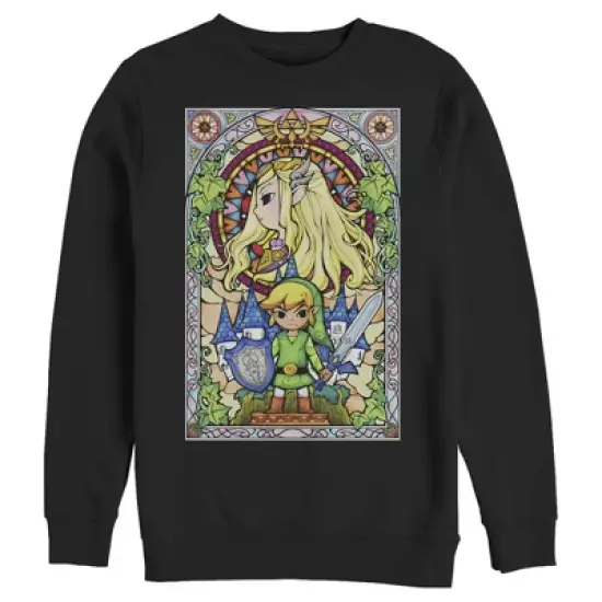 Men's Nintendo Legend of Zelda Glass Sweatshirt image {2}
