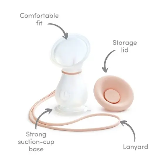 Munchkin Silicone Manual Breast Pump - 1oz image {3}