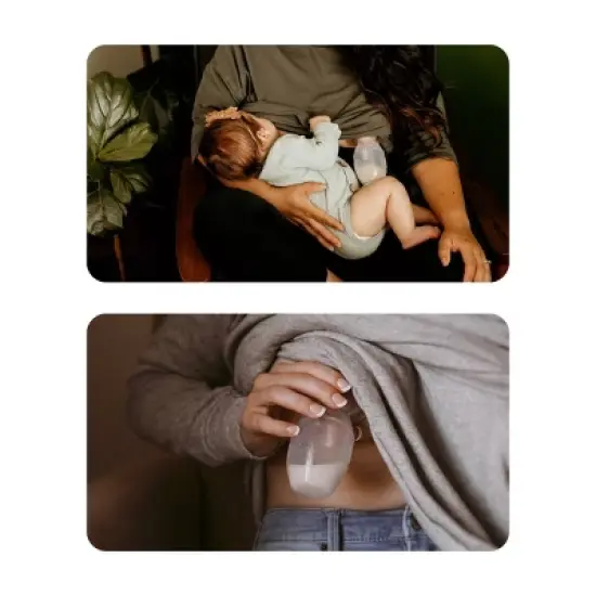 Haakaa Breast Pump without Suction Base and White Flower Stopper - 4oz image {1}