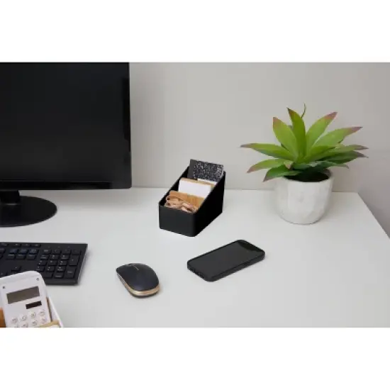 Thinkspace 3 Compartment Storage Black image {6}