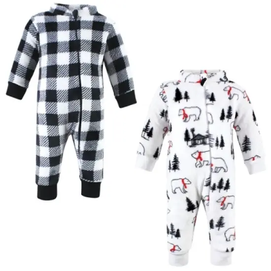 Hudson Baby Unisex Plush Jumpsuits, Winter Bear image {5}