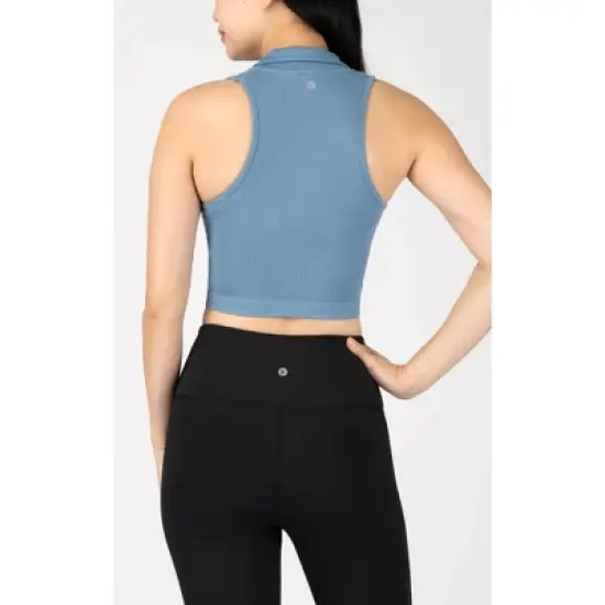 90 Degree By Reflex Womens 2 Pack Baseline Seamless Polo Cropped Tank image {2}