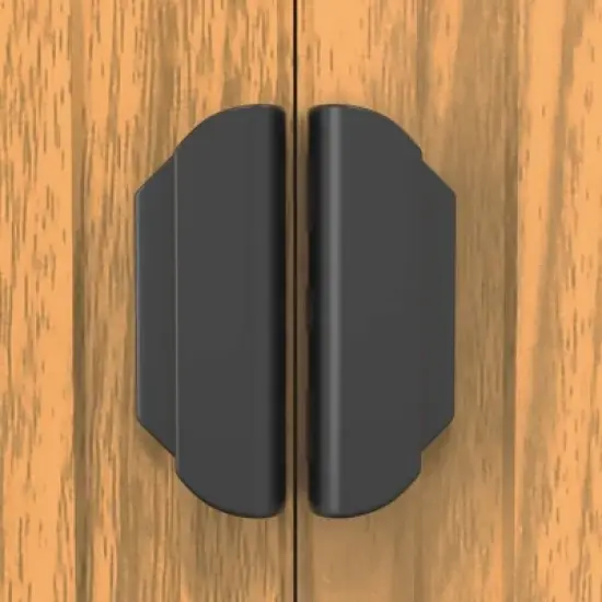 vidaXL Garden Shed Light brown Galvanized steel 75.6 x 108.0 x 87.8 in - 75.6" x 107.9" x 87.8" image {6}