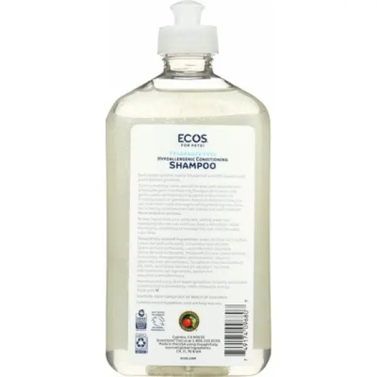 Ecos Fragrance Free Hypoallergenic Pet Shampoo - 17 fz image {1}