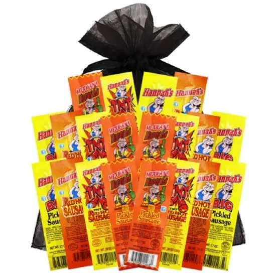 Hannah's 20-Piece Sampler (5 packs each of 4 assorted Hannah's Pickled Sausages) image {5}