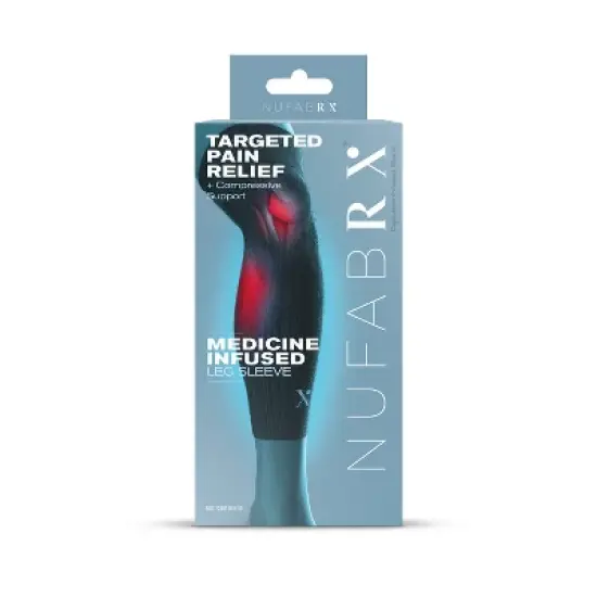Nufabrx Pain Relief Leg Compression Sleeve image {7}