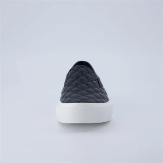 CUSHIONAIRE Faze Women&rsquo;s Quilted Slip-On Sneaker &ndash; Faux Leather Casual Shoe with Memory Foam Insole & Rubber Outsole image {10}