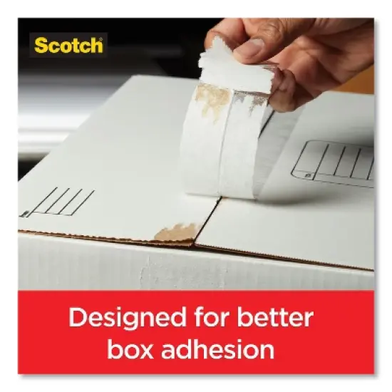 Scotch Box Lock Packaging Tape - 1.88" x 54.6 yds - Clear - Case of 6 image {1}