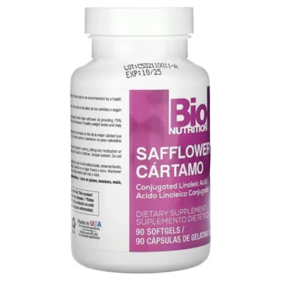 Bio Nutrition Inc Safflower Oil 90 Sgel2 image {3}