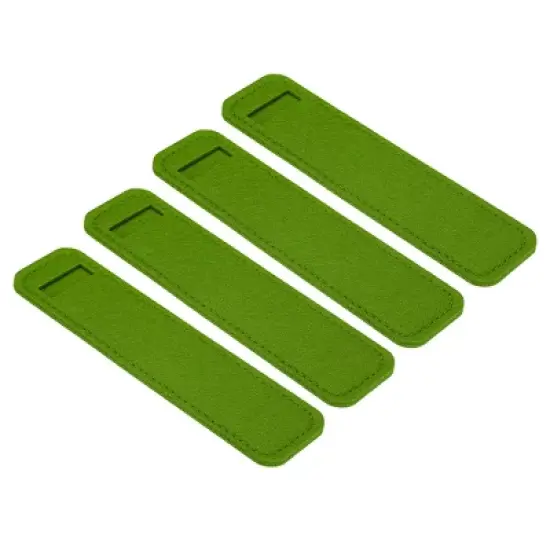 Unique Bargains Portable Mini Pocket Felt Home Office Travel Pen Case 4 Pcs image {8}
