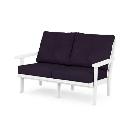 POLYWOOD Prairie Deep Seating Outdoor Patio Loveseat image {9}