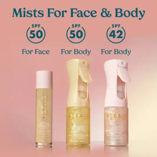 Kopari Sunglaze Sheer Setting Mist Sunscreen - SPF 50 - 2.53 fl oz -Ulta Beauty image {7}