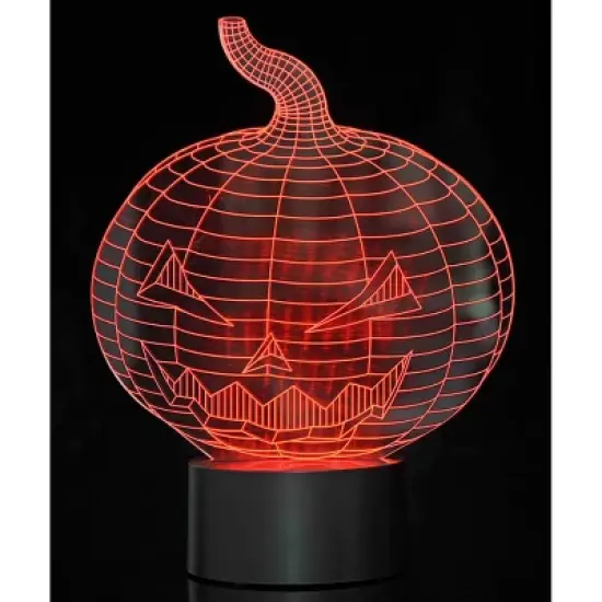 JuzToys 3D Pumpkin Laser Cut Precision LED Lights image {8}