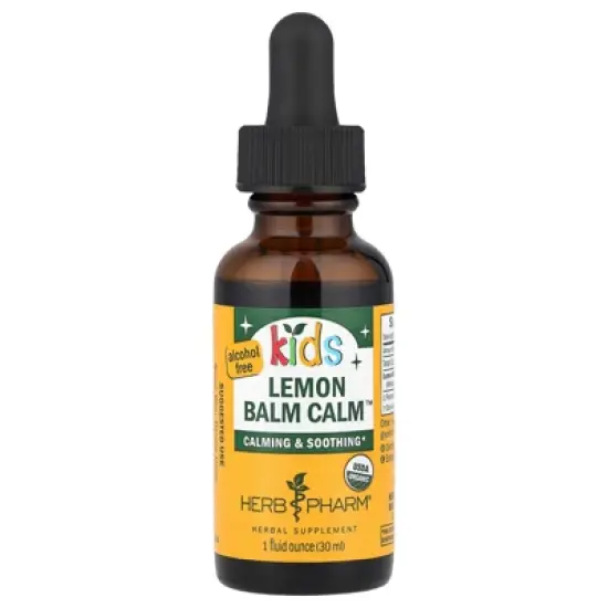Herb Pharm Kids Lemon Balm Calm&trade;, Alcohol Free, 1 fl oz (30 ml) (213 mg per Serving) image {4}