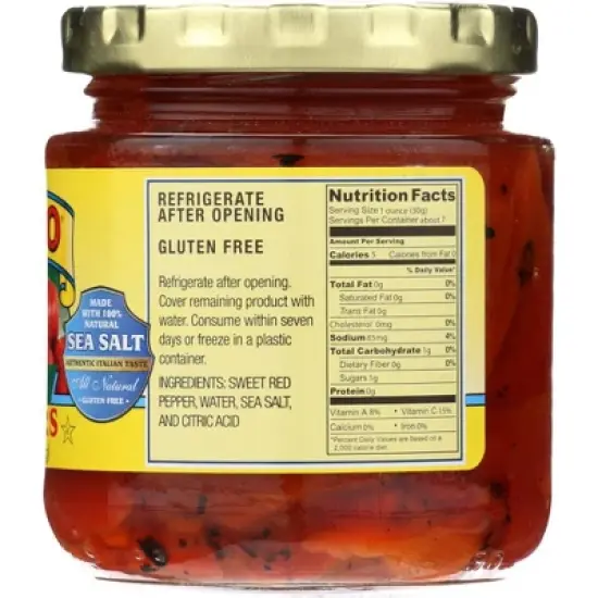 Cento Roasted Peppers - Case of 12/7 oz image {4}