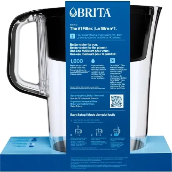 Brita Water Filter 10-Cup Tahoe Water Pitcher Dispenser with Standard Water Filter image {3}