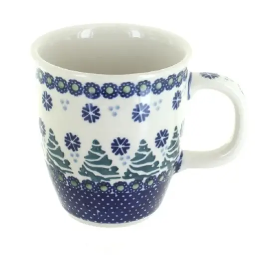 Blue Rose Polish Pottery Manufaktura Coffee Mug image {8}