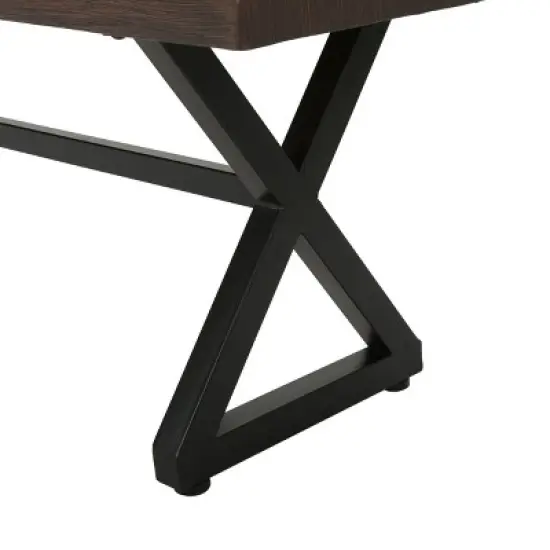 Christopher Knight Home Rolando Outdoor 63" Aluminum Dining Bench image {6}