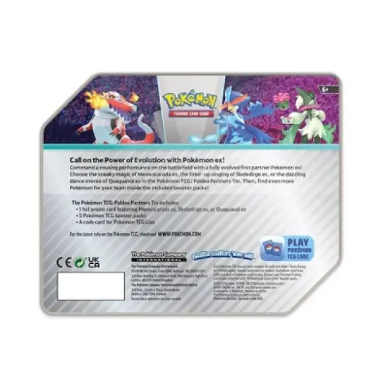Pok&eacute;mon Trading Card Game: Paldea Partners Tin &ndash; Meowscarada image {2}