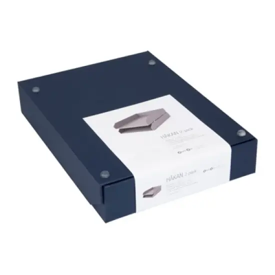 Bigso Hakan Letter Trays &ndash; 2-pack stackable organizers for A4/letter papers; stylish, sturdy, space-saving. image {3}