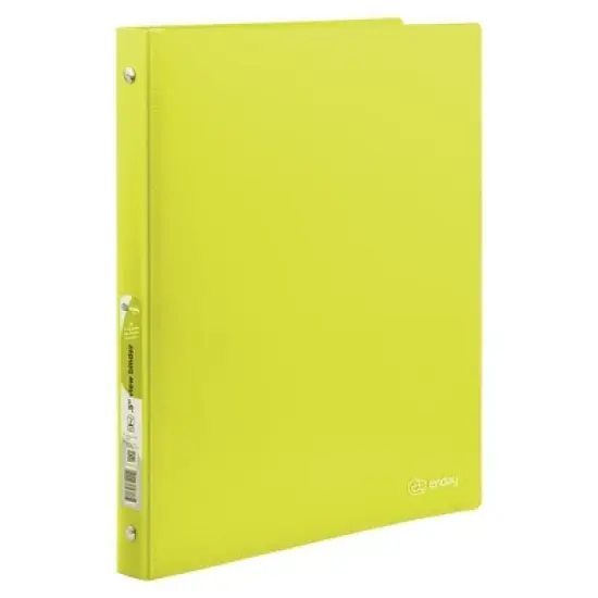 Enday 0.5" Matte Bright Color Poly 3-Ring Binder image {3}