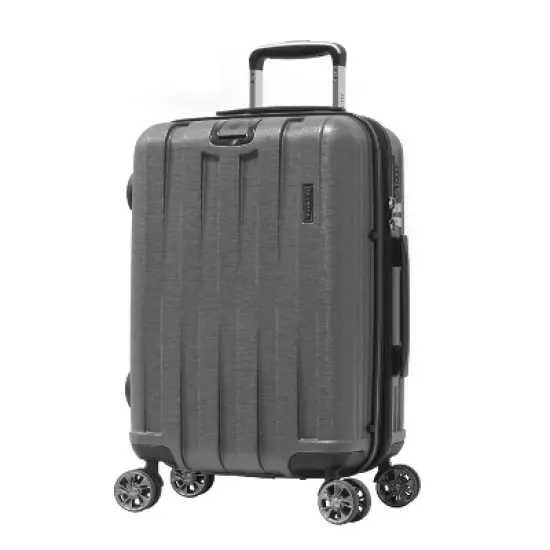 Olympia USA Sidewinder Hardside Medium Checked Spinner Suitcase image {6}