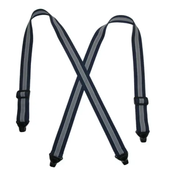 CTM Men's Elastic Plastic Clip-End TSA Compliant Airport Suspenders image {10}