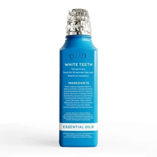 Grin Oral Care White Teeth Mouthwash Mint 16 fl oz image {2}
