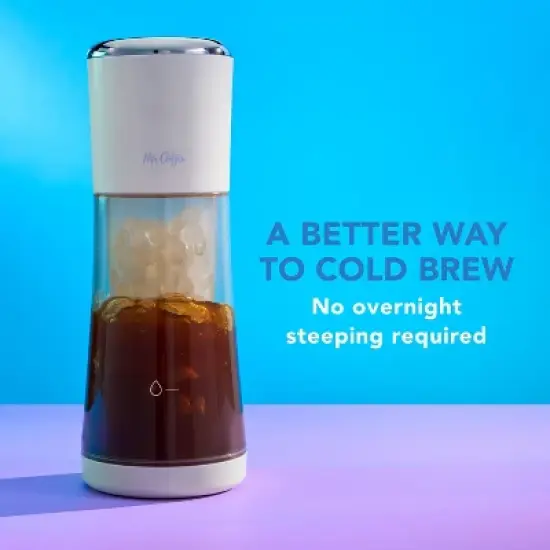 Mr. Coffee Portable Cold Brew Coffee Maker Oatmilk image {5}