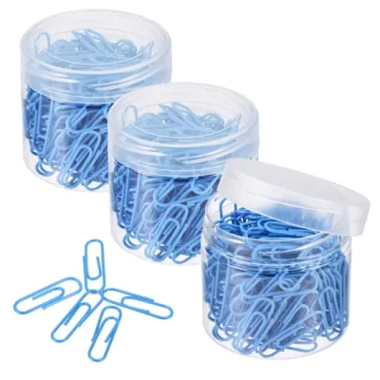 Unique Bargains Small Size Metal Prevent Tearing Pages Home Office Paper Clip 600 Pcs image {6}