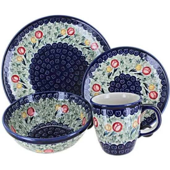 Blue Rose Polish Pottery Manufaktura Dinnerware (4PC) image {17}