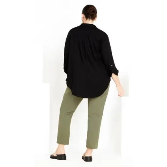 Women's Plus Size Alana Pull On Pant - moss | AVENUE image {3}