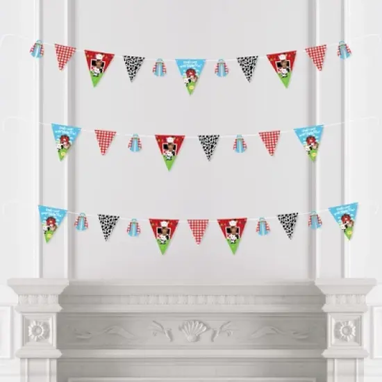 Big Dot of Happiness Farm Animals - DIY Barnyard Baby Shower or Birthday Party Pennant Garland Decoration - Triangle Banner - 30 Pieces image {6}