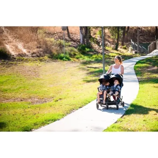 Joovy KooperX2 Lightweight Compact Fold Double Stroller image {5}